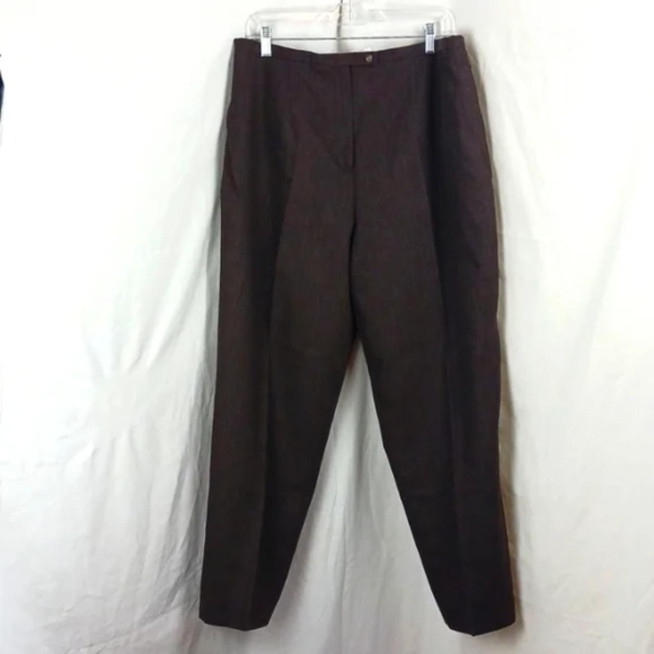 Women's wool 2024 slacks lined