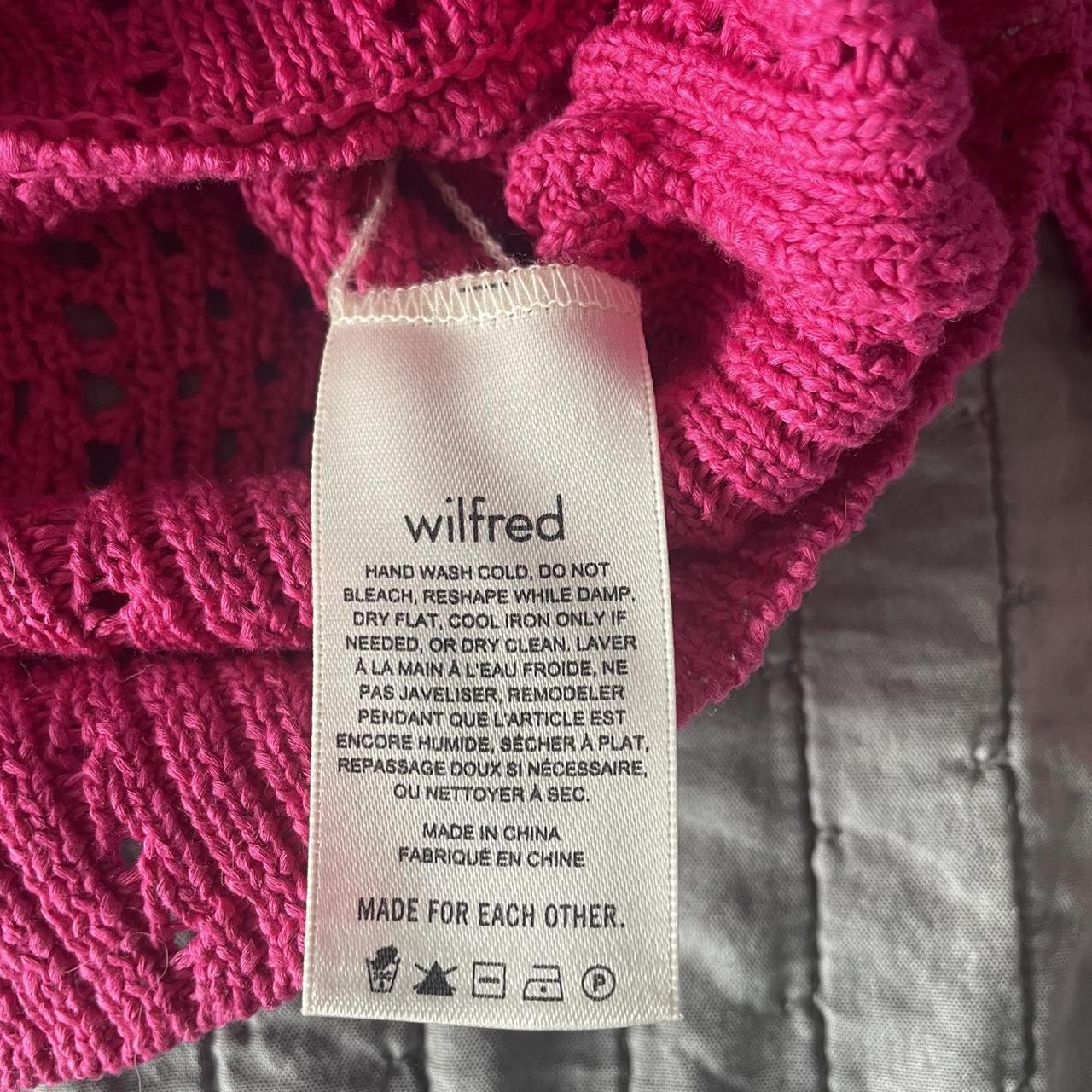 Aritzia Women's Pink Cardigan Depop