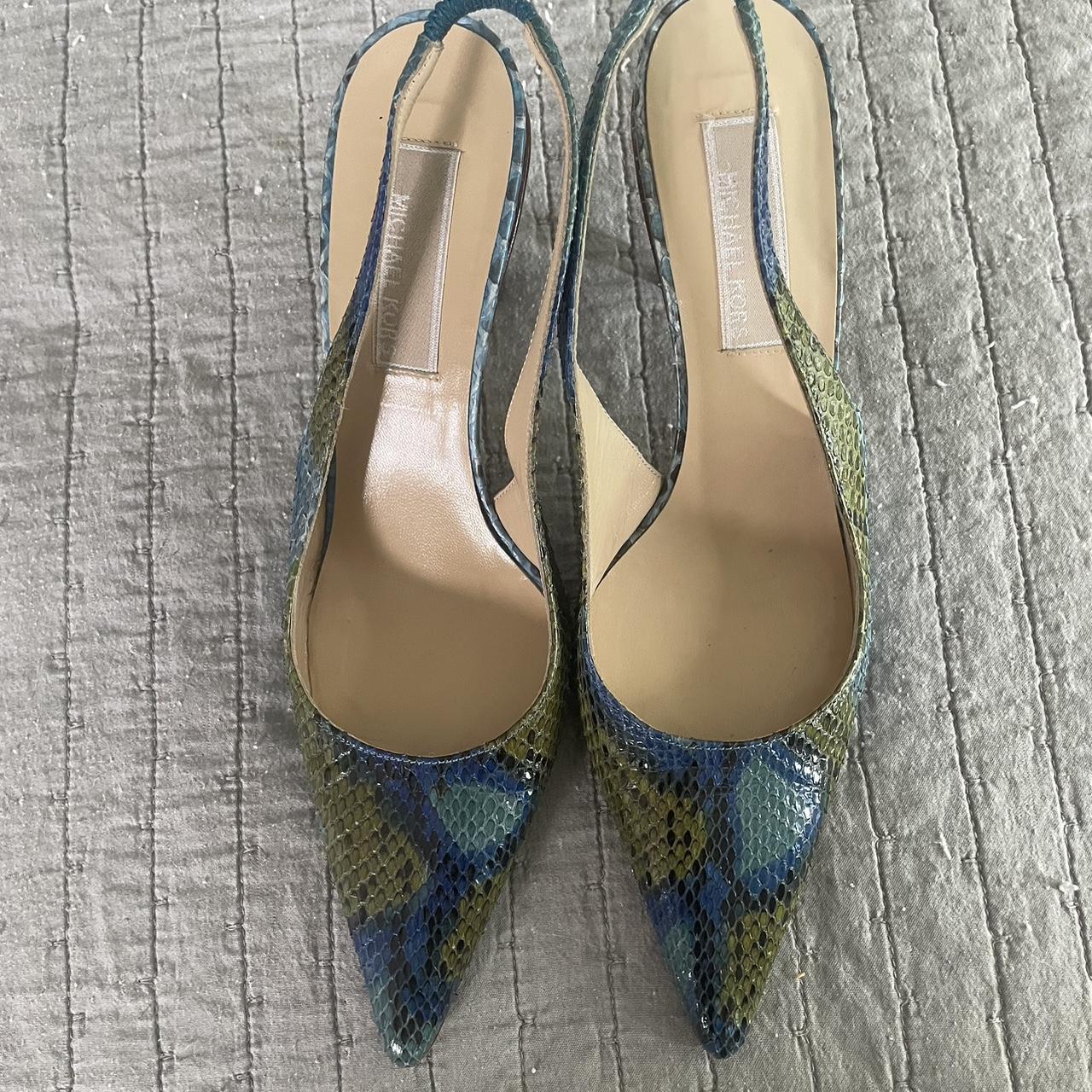 Michael kors on sale snakeskin heels