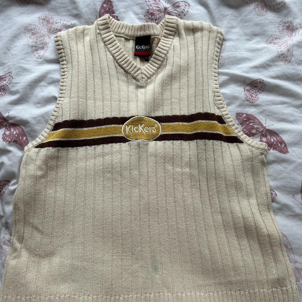 ⚡️KICKERS KNITTED VEST⚡️ super cute kickers knitted... - Depop