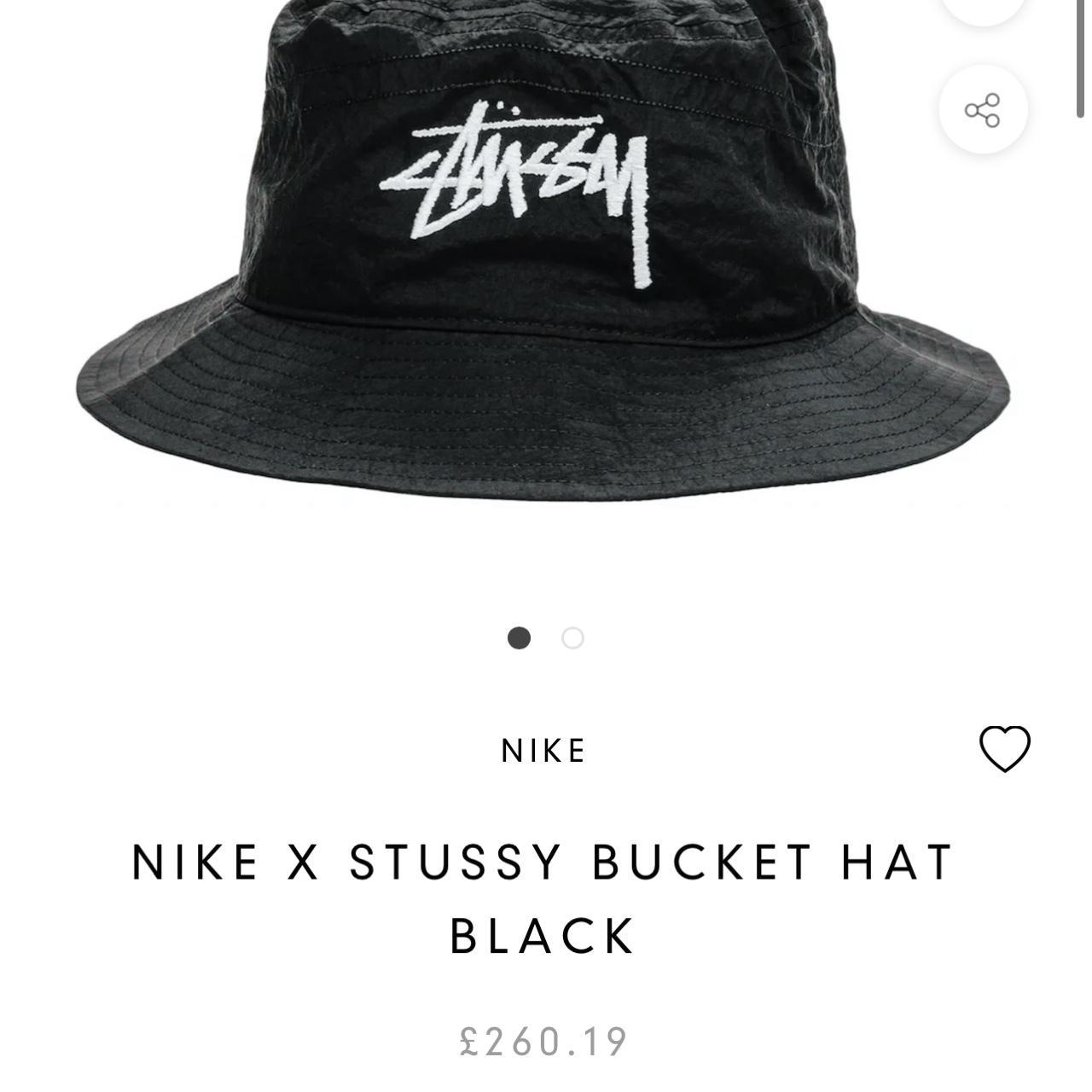 ☆韓国の人気☆【NIKE】☆Nike x Stussy Bucket Hat Blac.k