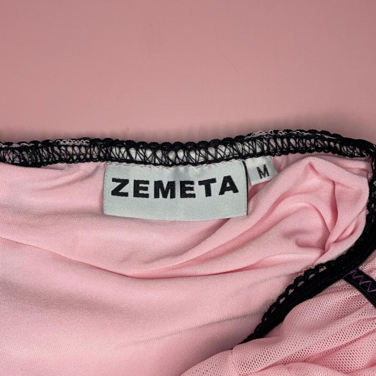 ZEMETA Dolls Kill Pink Mood Ruched Mini Skirt This... Depop