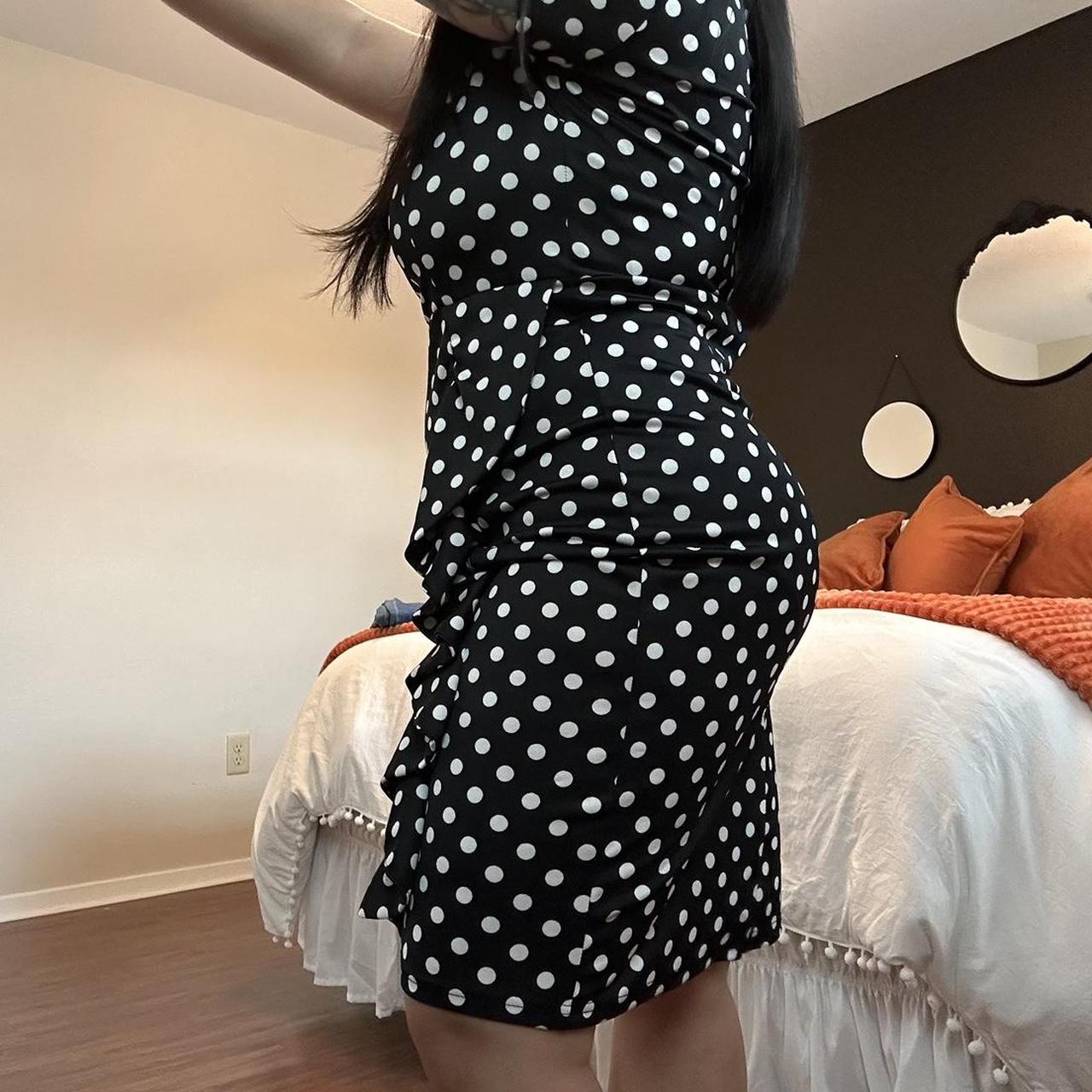 Polka dot pencil dress best sale