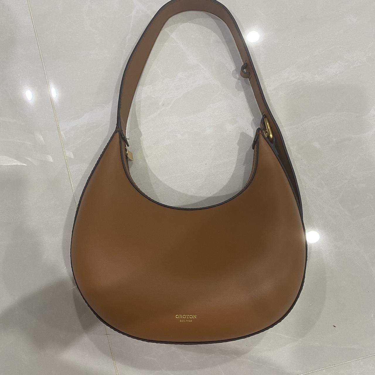 Arne small leather shoulder bag from Oroton. Perfect... Depop