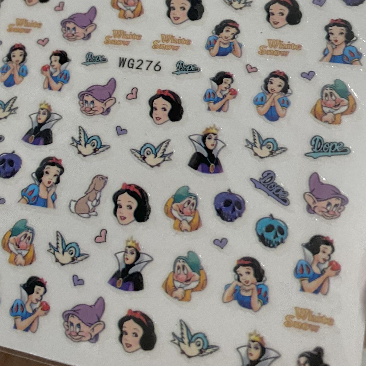 Disney Snow White nail decal stickers. So cute!... - Depop