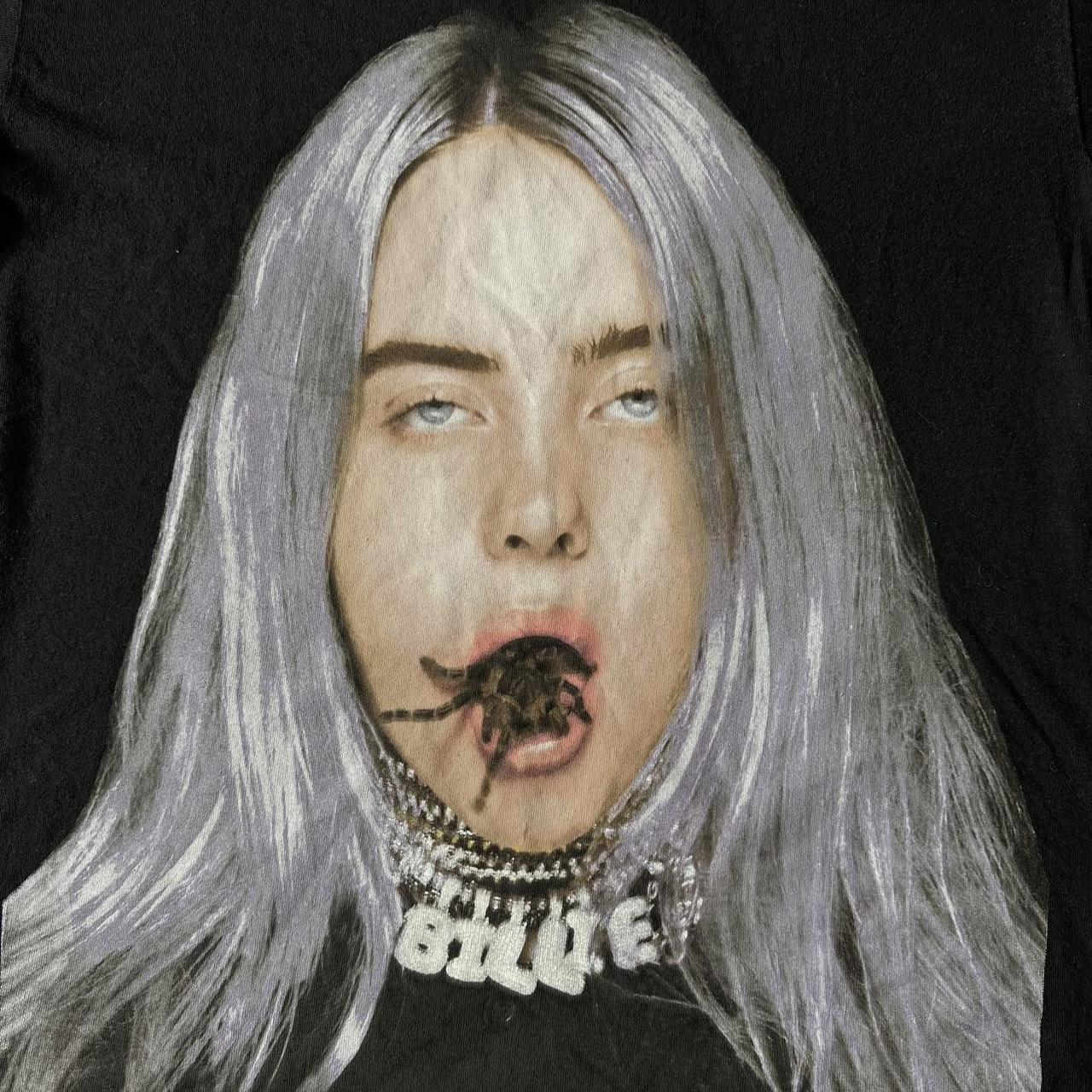 Billie Eilish Merch Tshirt Size: M Overall Length:... - Depop