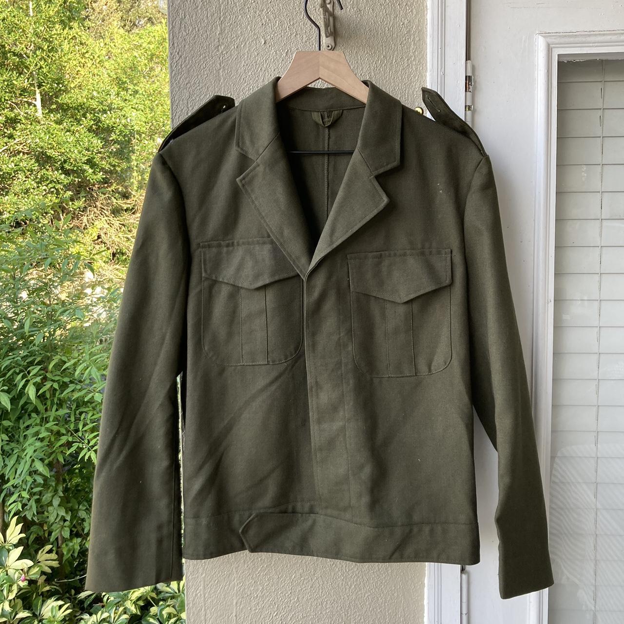 Vintage 70’s Greek military garbadine field coat....