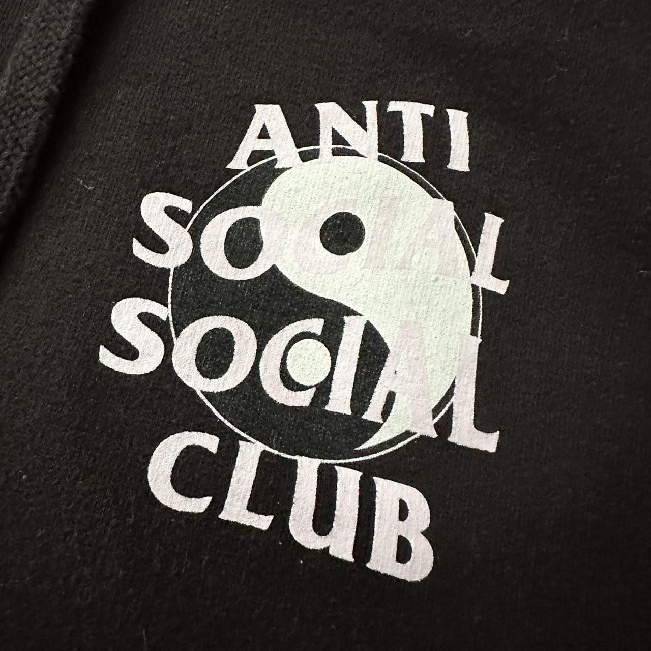 Anti social social store club ying yang hoodie