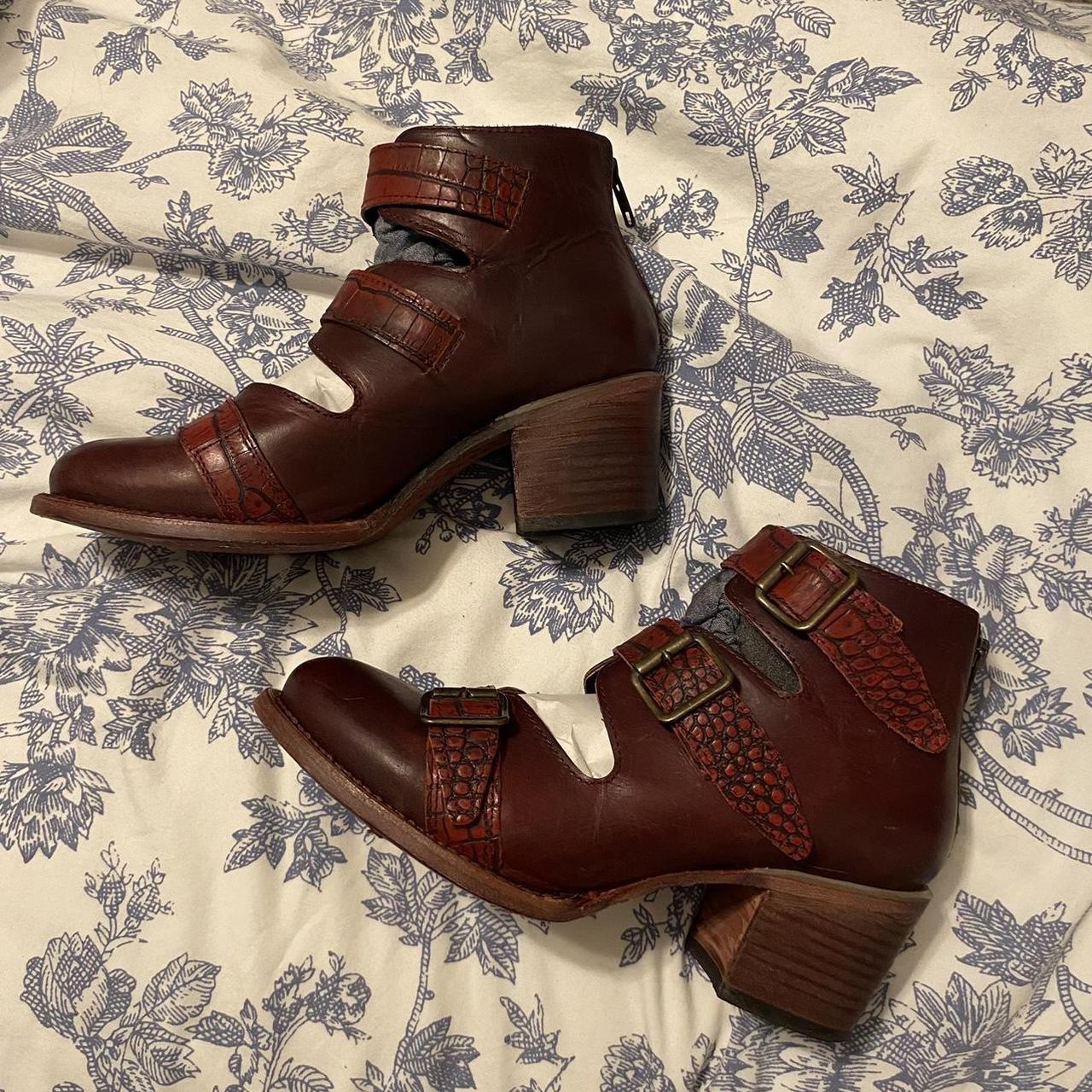 freebird open toe booties