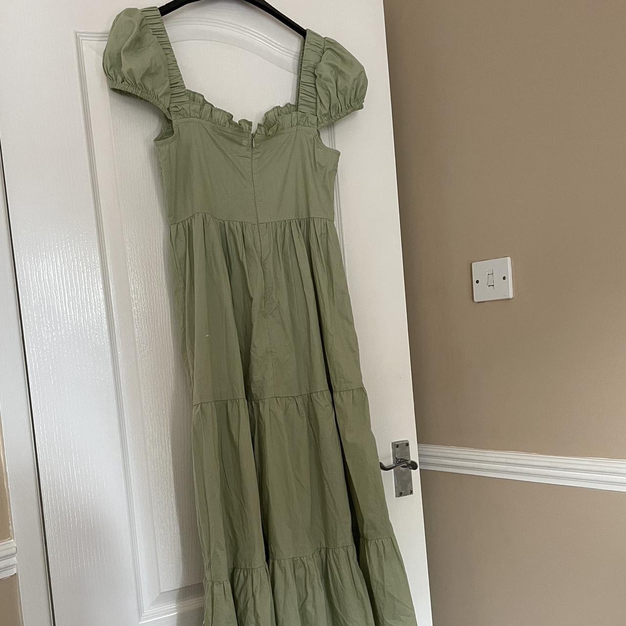 Sage Green Cottage Core Dress 👗 ASOS DESIGN... - Depop