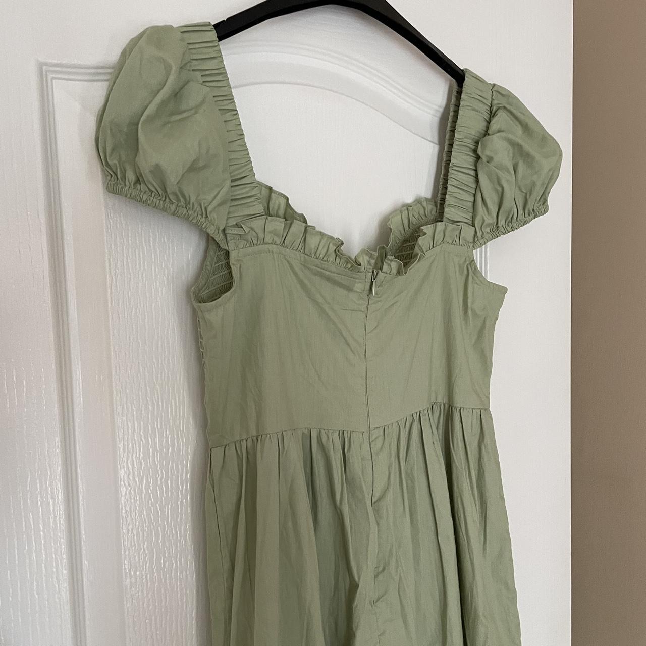 Sage Green Cottage Core Dress 👗 ASOS DESIGN... - Depop