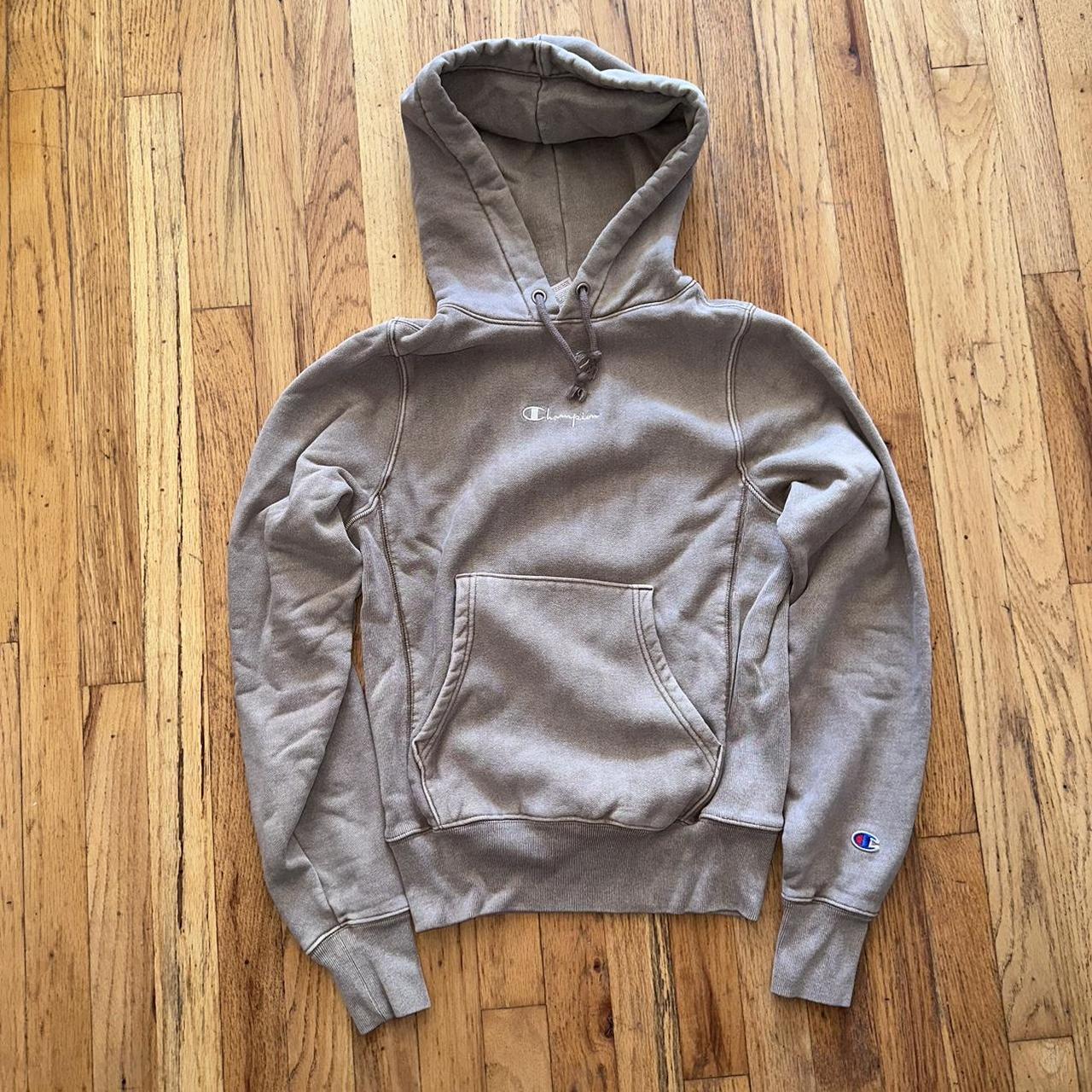 Champion hoodie cheap womens brown