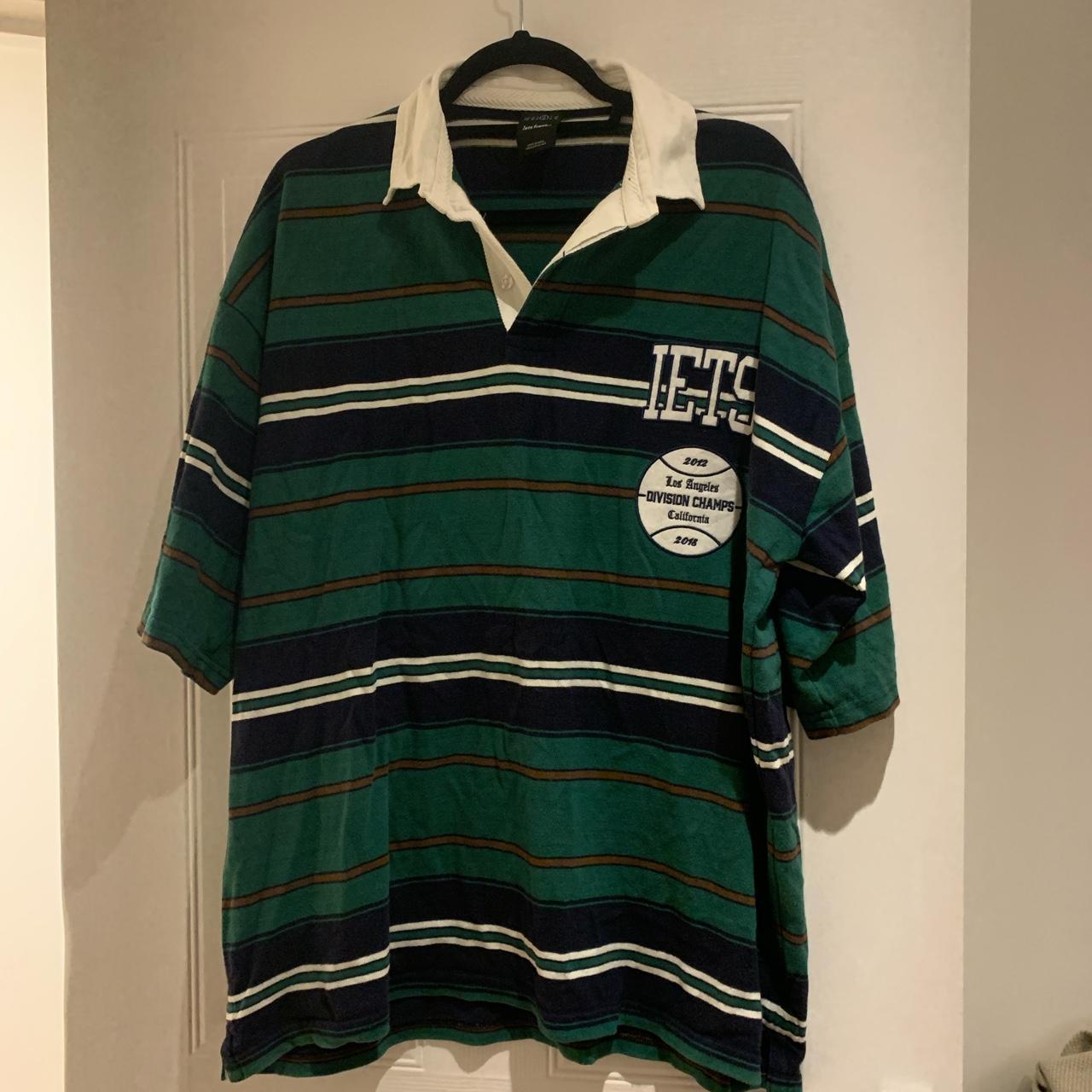 iets frans urban outfitters baseball polo Worn a... - Depop