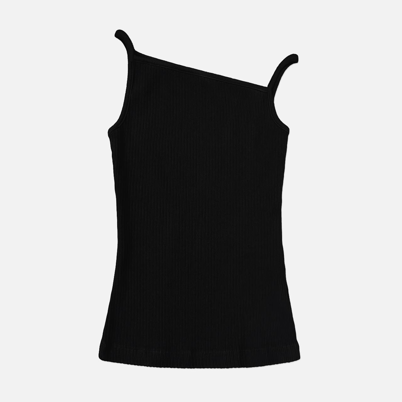 Minimal Subversive Rib Knit Cami Tank Top 🖤