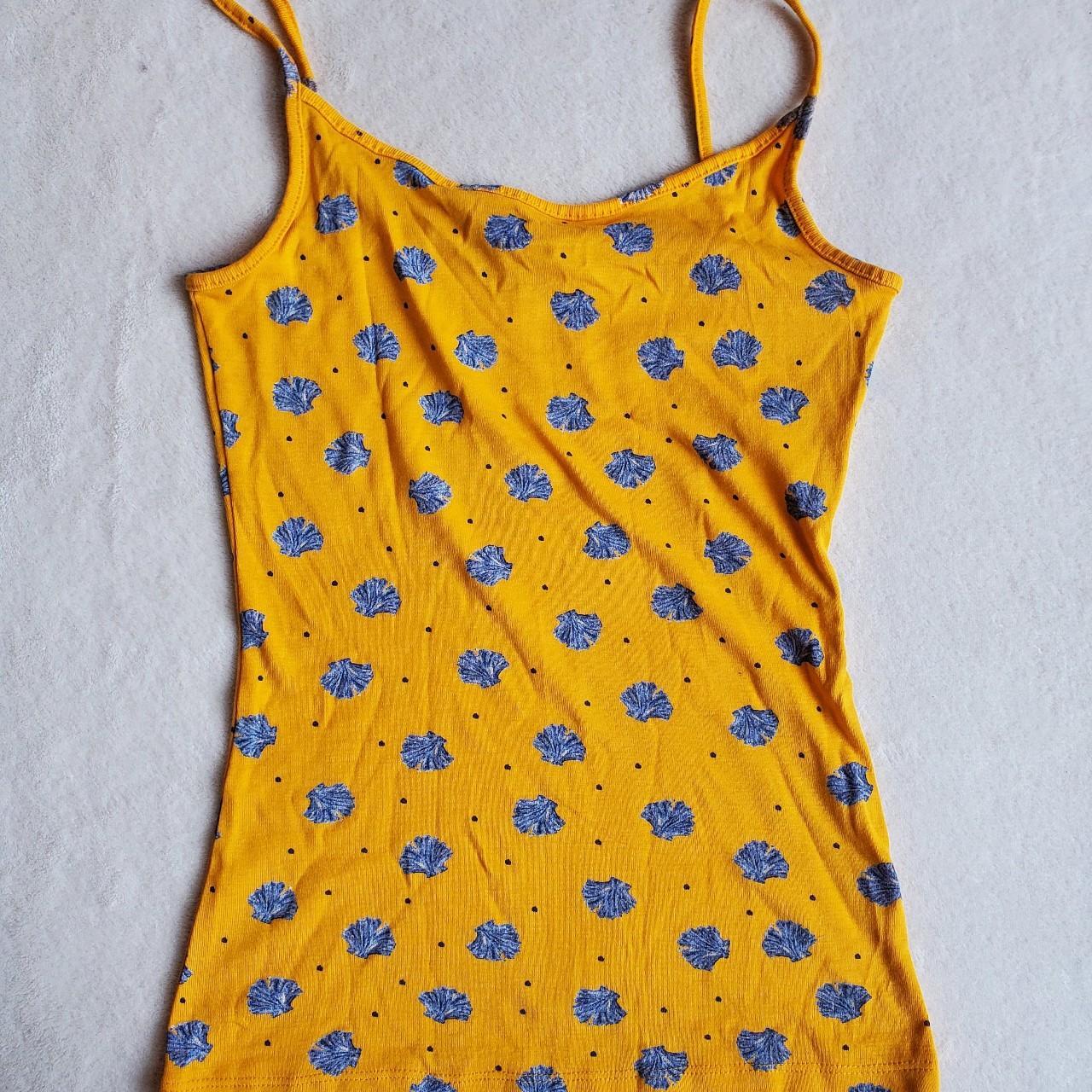 Sainsbury's TU Women's Yellow and Blue Vest Depop