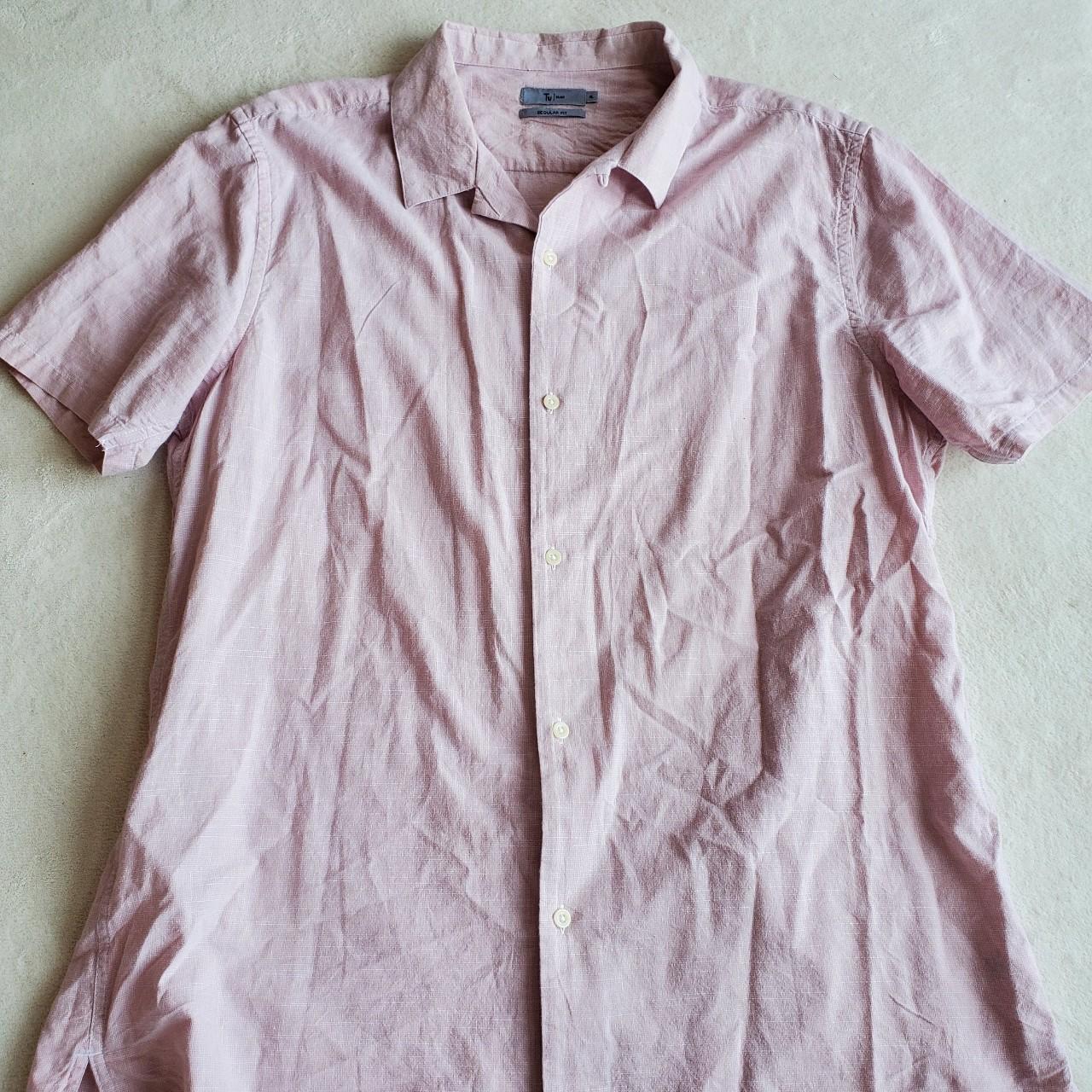 Tu Man Regular Fit 100 % Cotton Shirt. Colour Dusky... - Depop