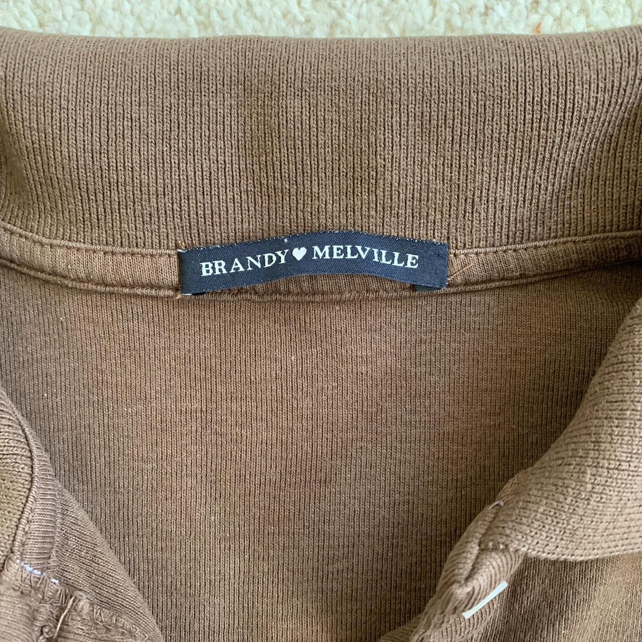 Brandy Melville Women's Brown Vest Depop