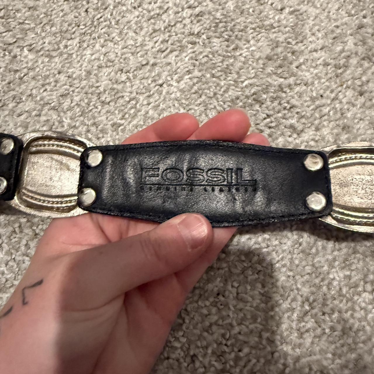 Fossil Women's Belt - Black – Fossil belt with si… - image 2