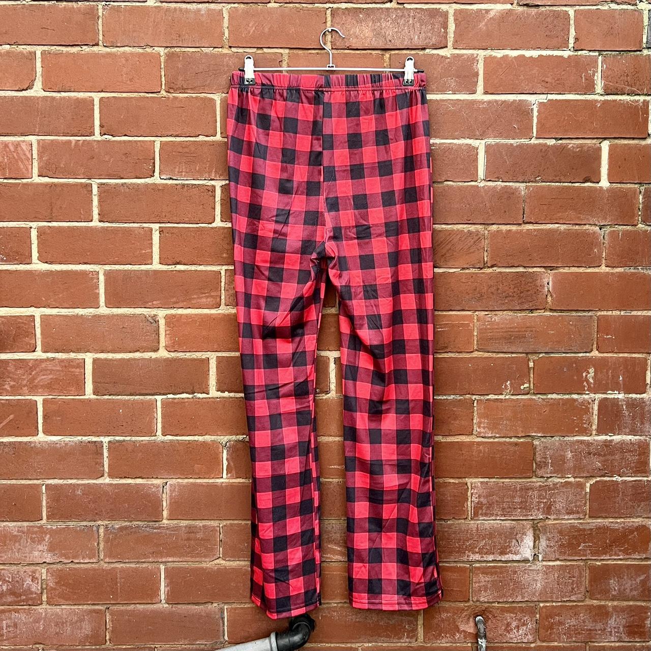 Women S Red And Black Pajamas Depop