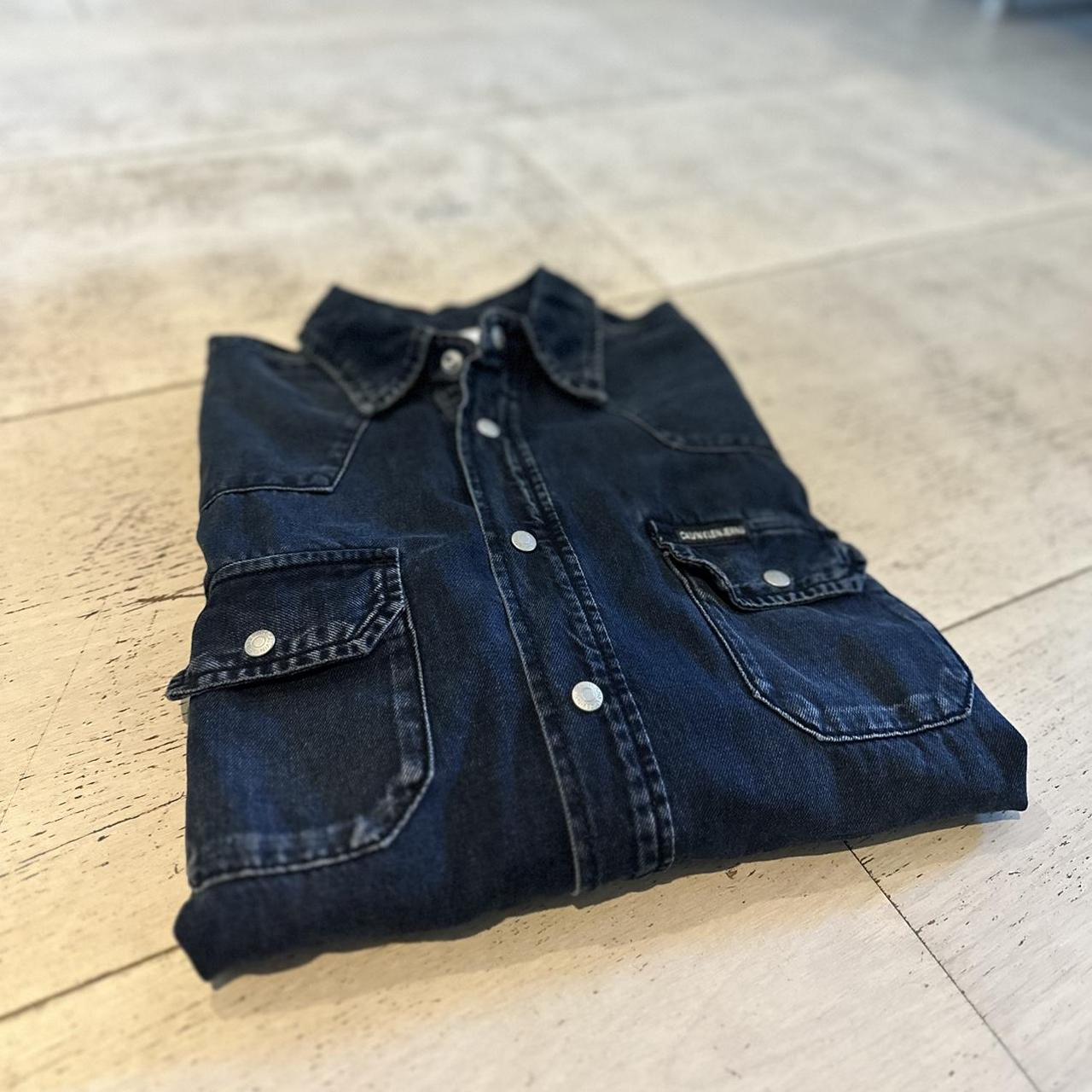 Men’s Calvin Klein denim over shirt / denim Jacket.... Depop