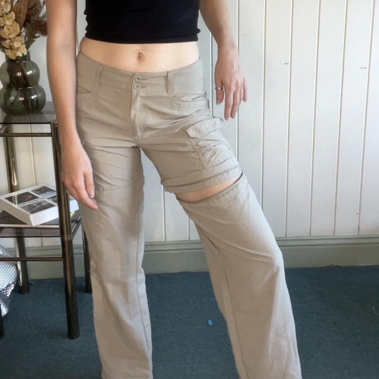 kathmandu cargo pants zip off leg to shorts size 8 Depop