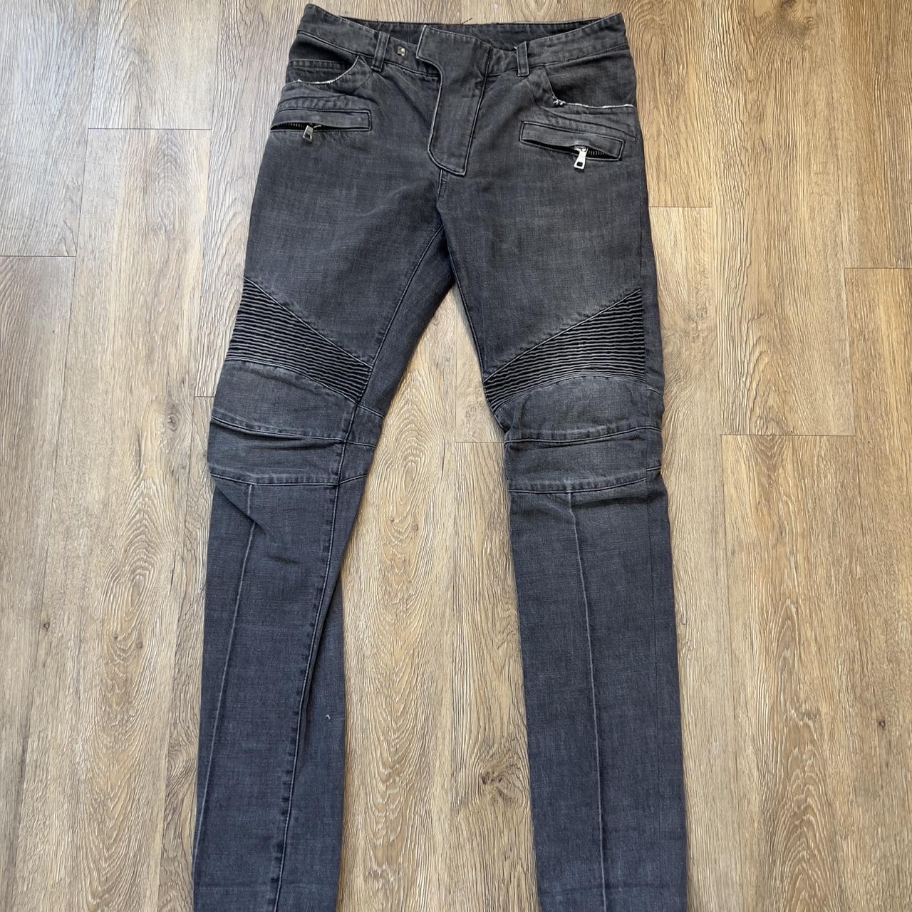 hykleri sten velsignelse Selling my balmain biker jeans - originally bought... - Depop