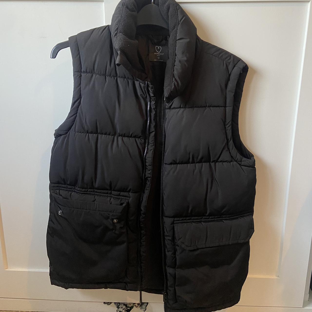 black primark puffer gilet - I think was men’s... - Depop