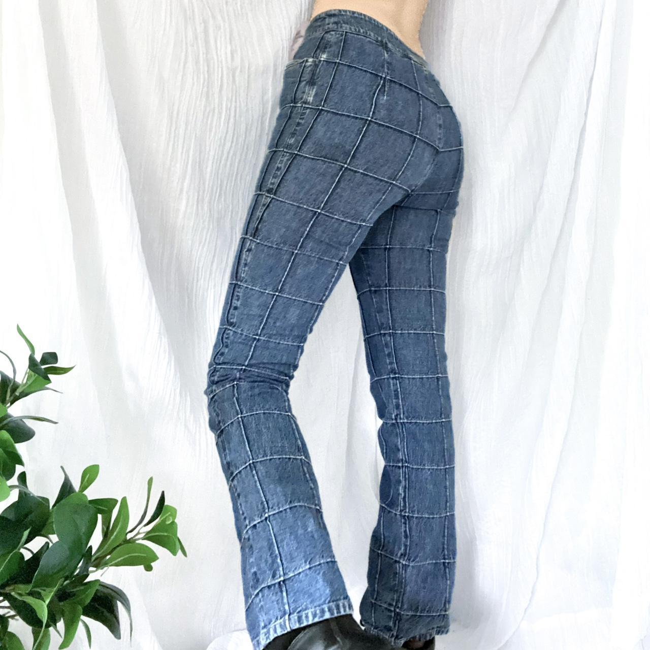 CUSTOM PAINTED Louis Vuitton Jeans 90s Vintage High - Depop