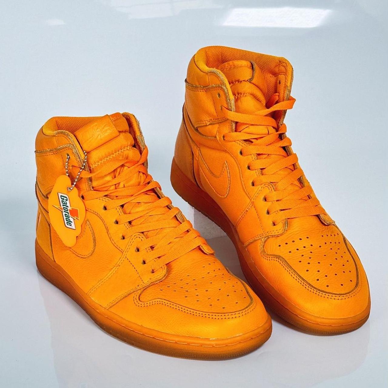 Jordan 1 Retro High Gatorade Orange Peel. Used in. Depop