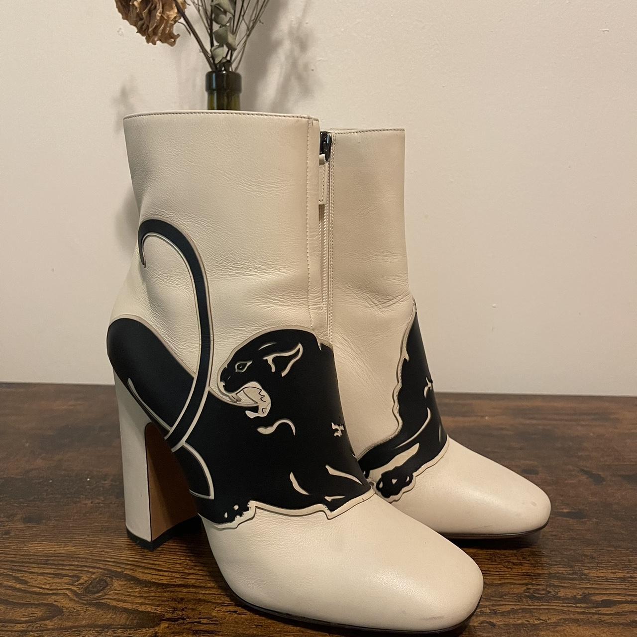 Valentino hot sale white boots