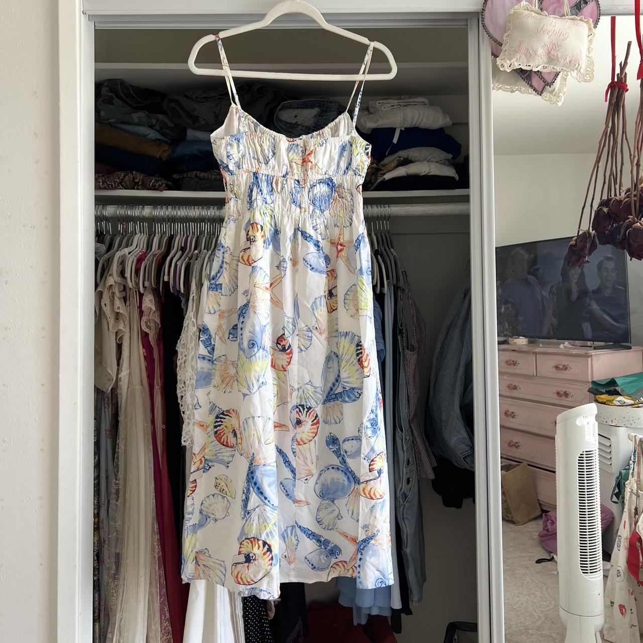 Rails Women's Dress - Multi/White - XS – Shell su… - image 1