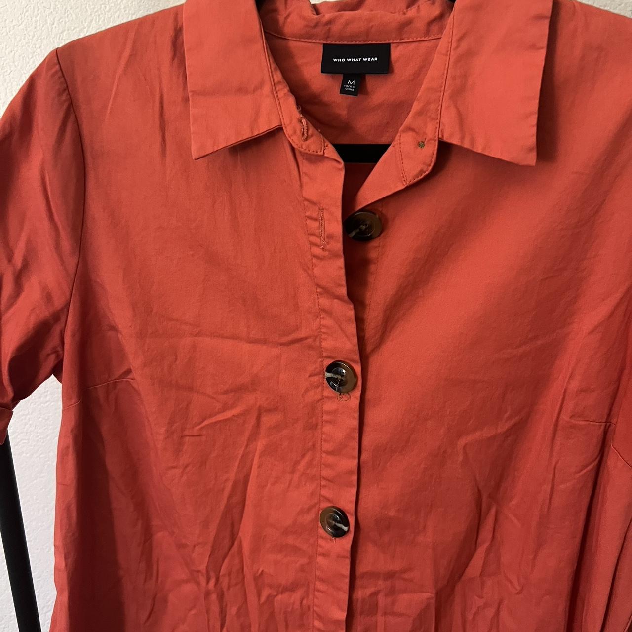 Target Women's Red and Orange Dress Depop