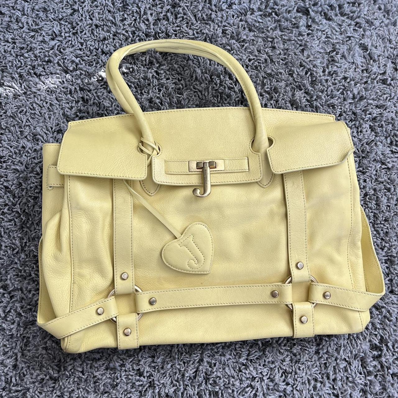 Large yellow cheap purse