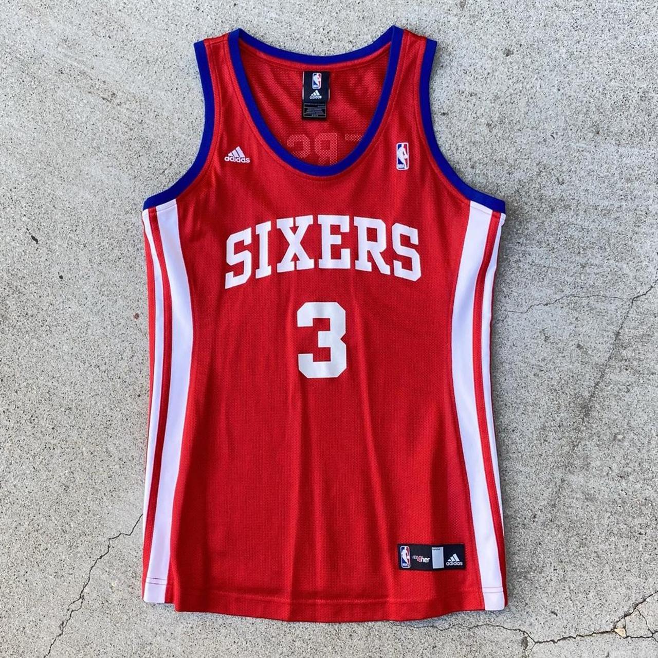 Philadelphia 76ers Allen Iverson Adidas Basketball Jersey, Size