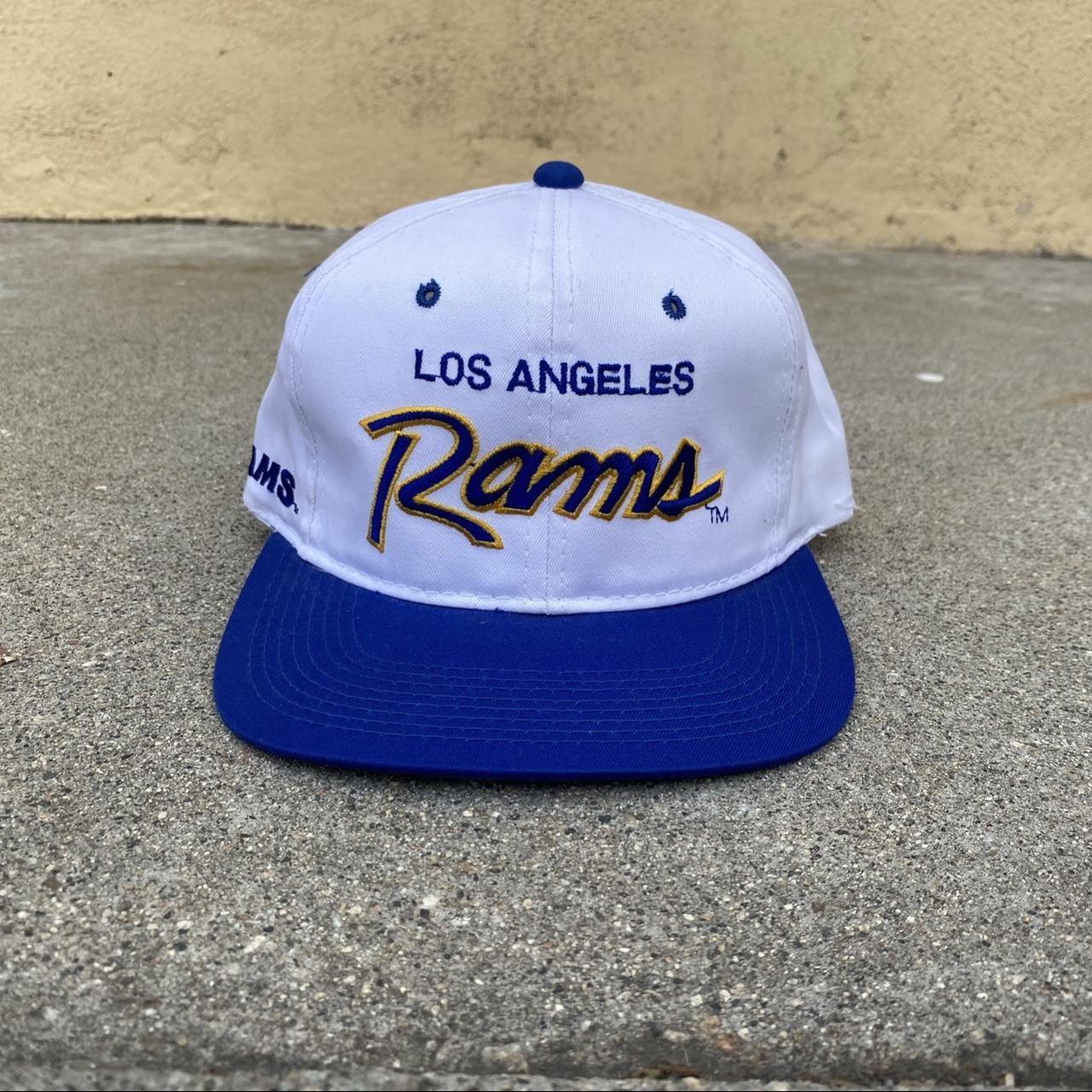 LA Rams old school Mitchell & Ness SnapBack hat. - Depop