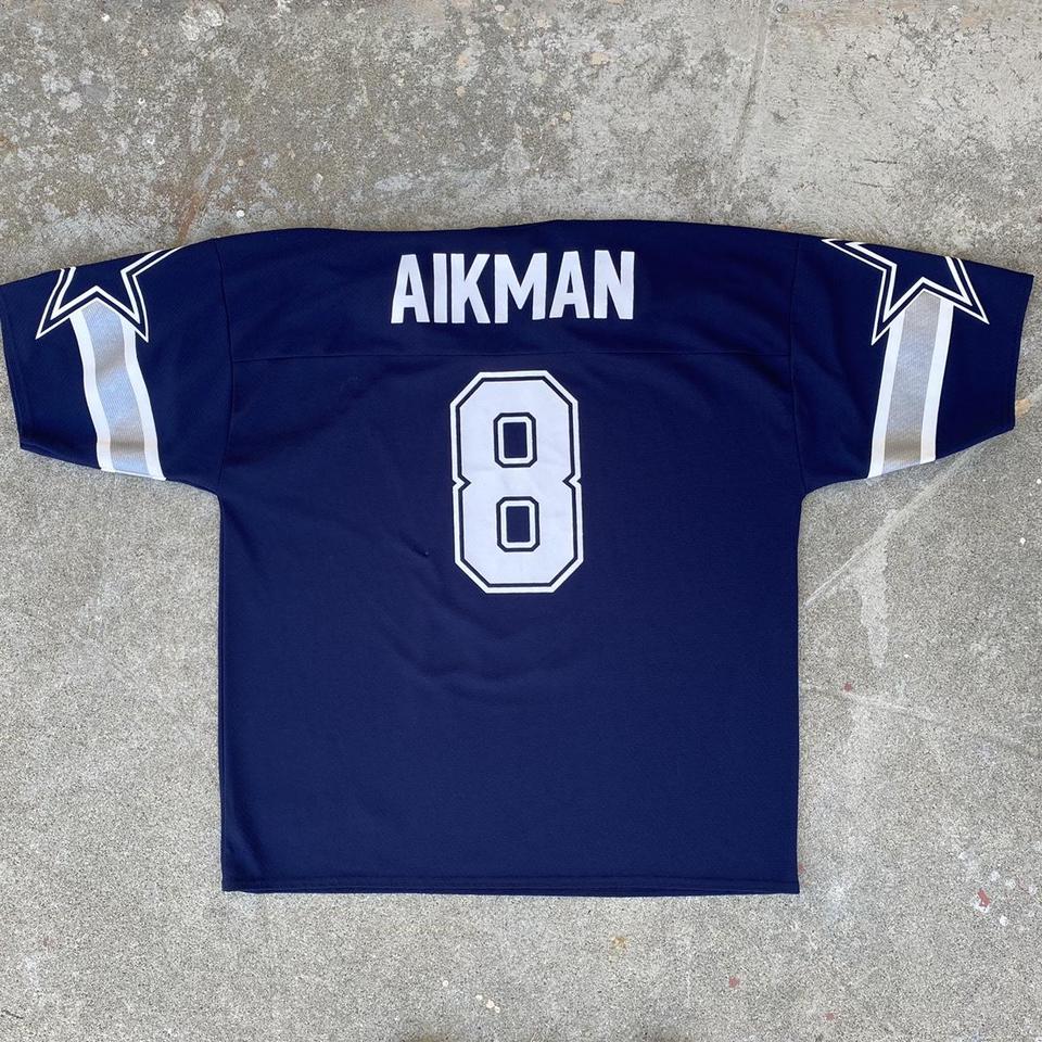 Vintage 90s Troy Aikman Dallas Cowboys Logo 7 Jersey Mens Size XL