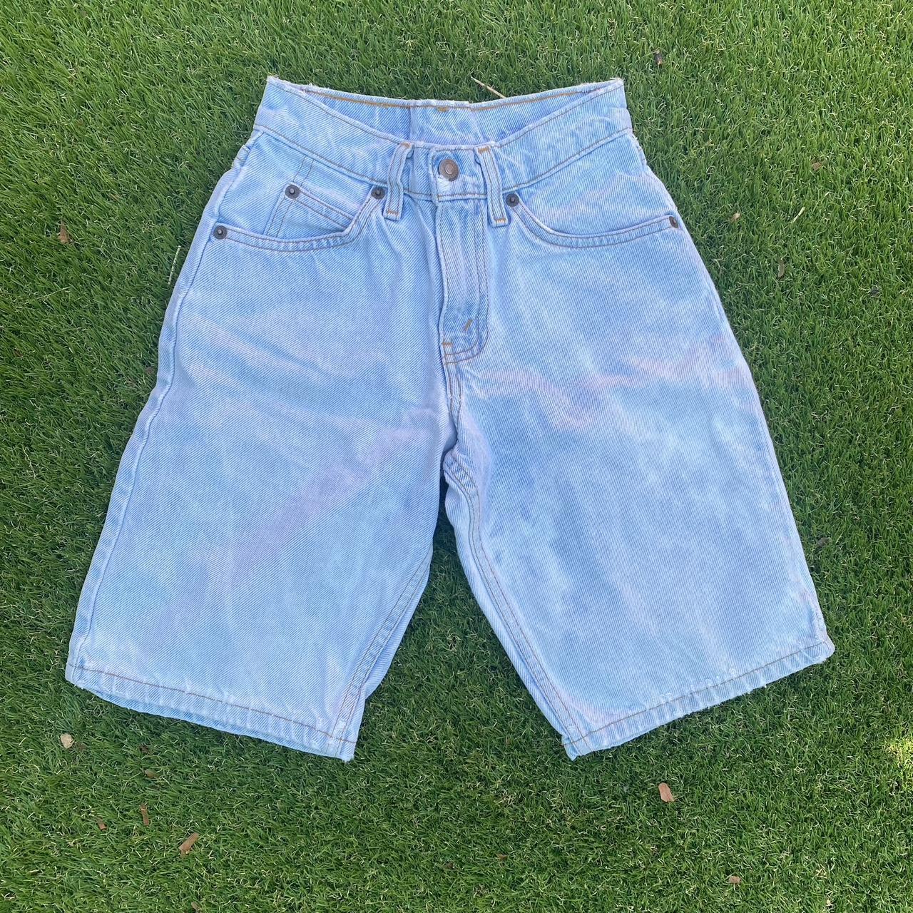 Loose Fit Denim Shorts - Light denim blue - Kids