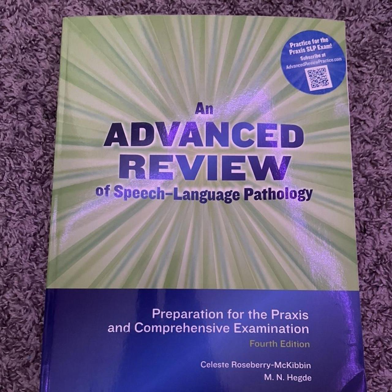 advanced slp praxis review book fourth edition.... Depop