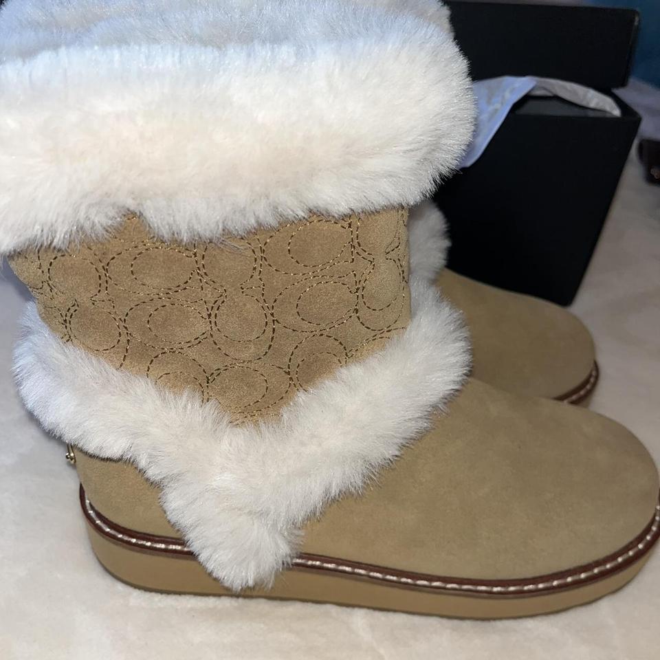 Izzie sig suede coach boots Clearance