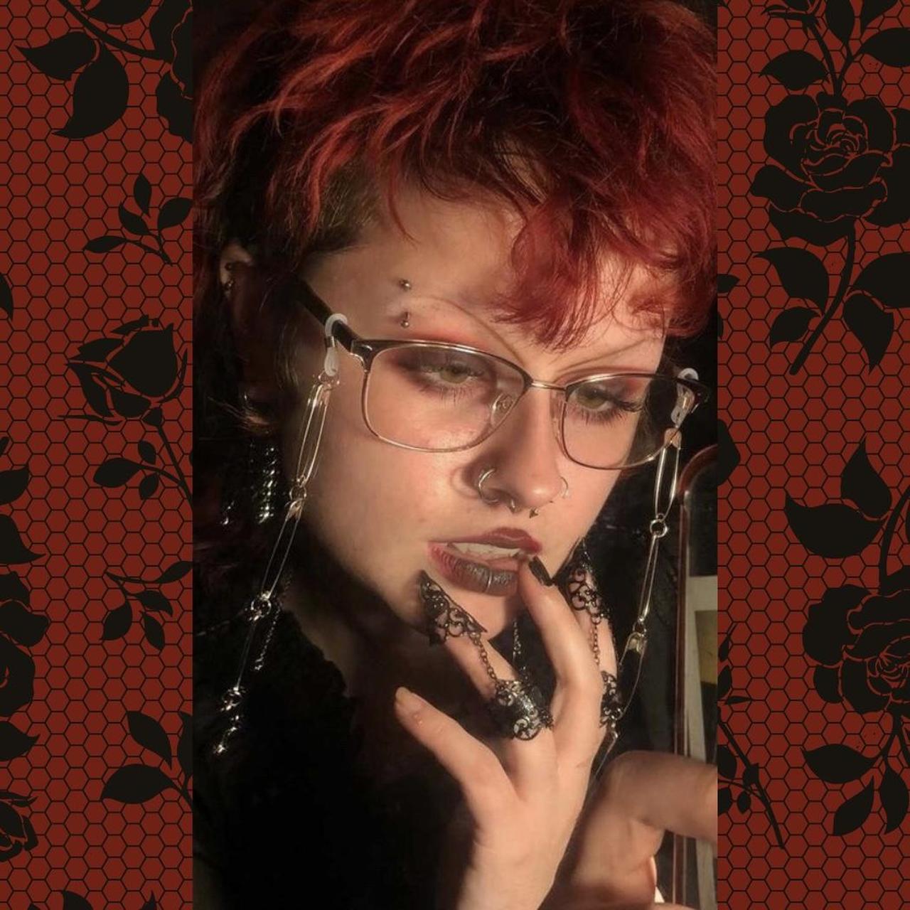 ⛓️🥀 Safety Pin Glasses Chain🥀⛓️ 💕All orders are made... Depop
