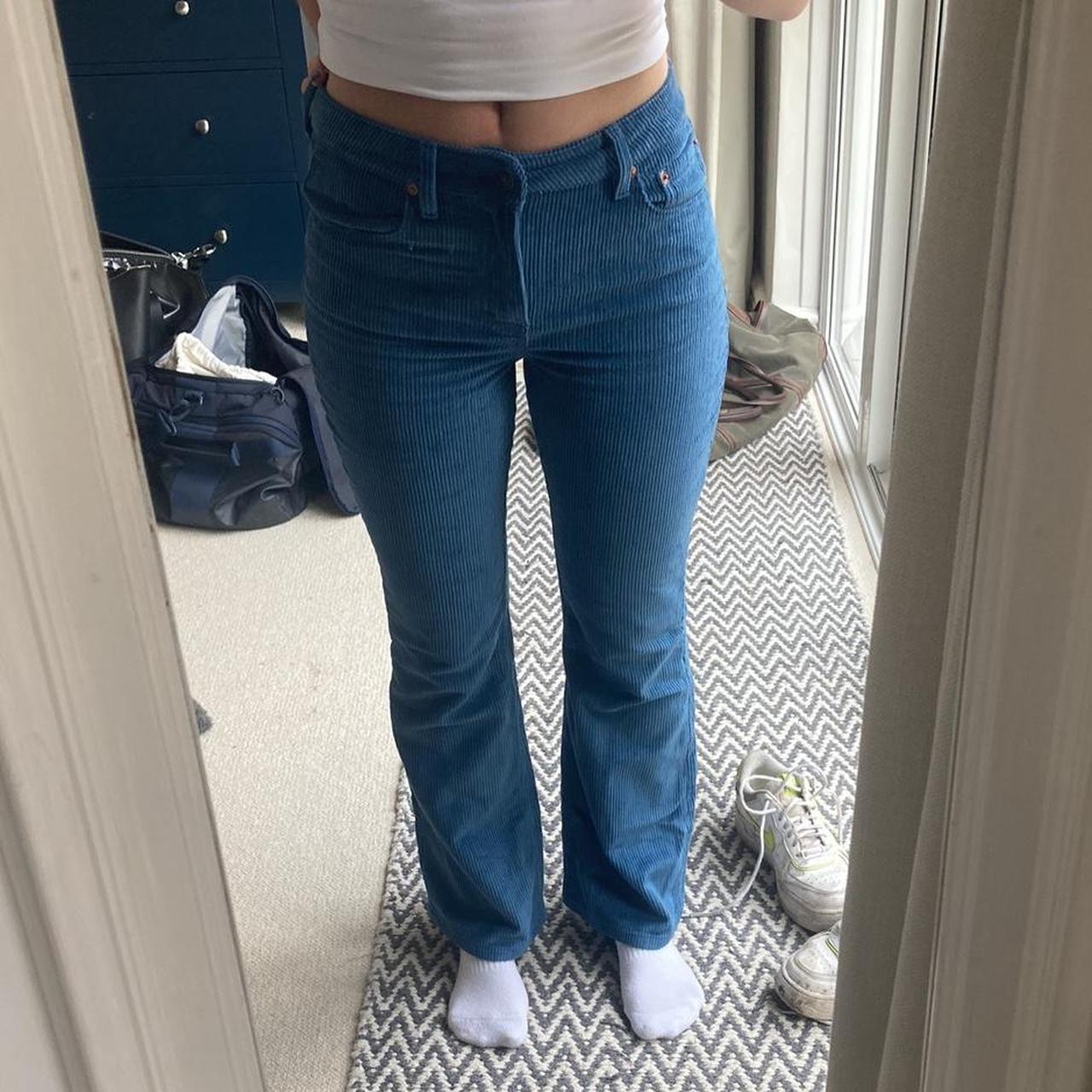 Motel rocks blue corduroy trousers, only worn once... Depop