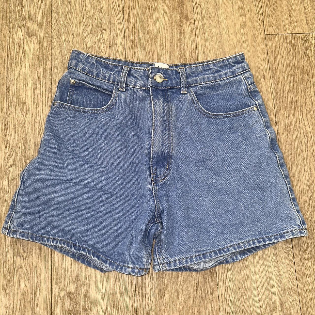 Princess Polly Denim Shorts Size 6. Great condition,... - Depop