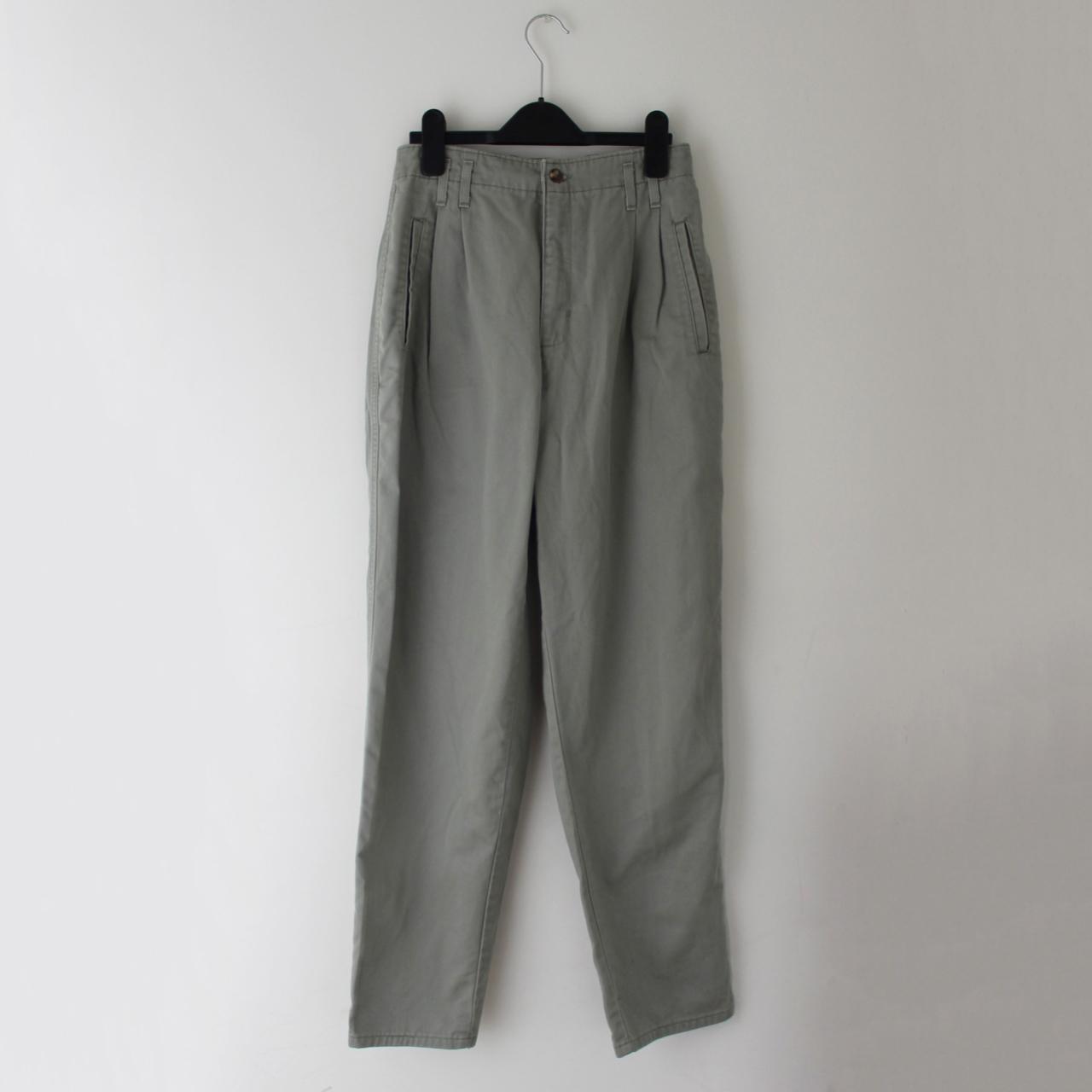 Vintage 90s Sage Green Dockers Trousers. Size UK 8.... - Depop