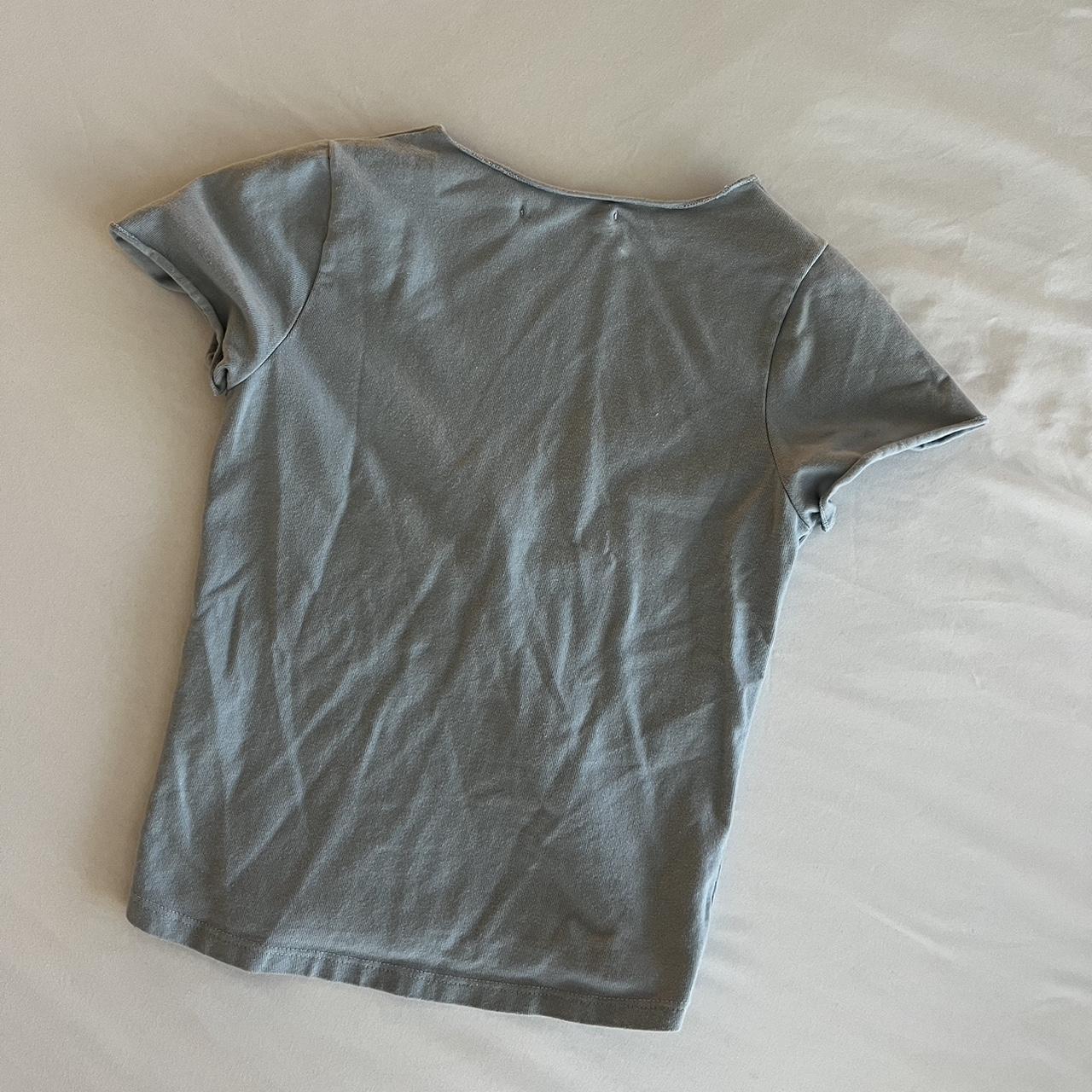 brandy melville baby blue top one size fits like... Depop