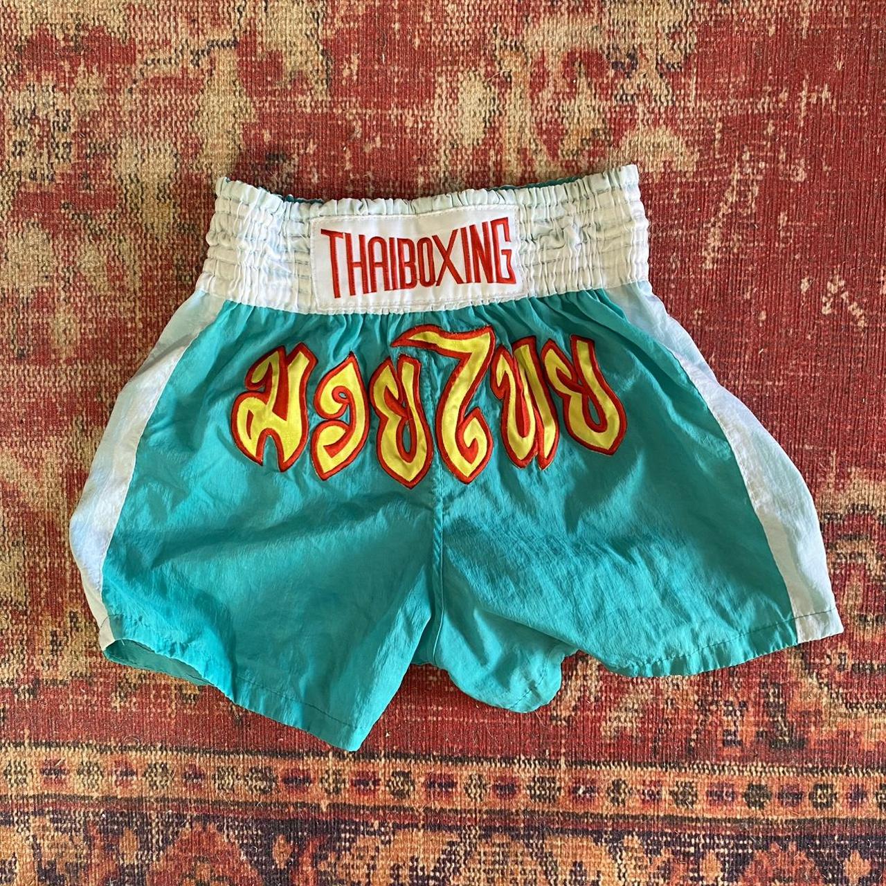 Vintage Thai boxing shorts. Still wearing Nike... Depop