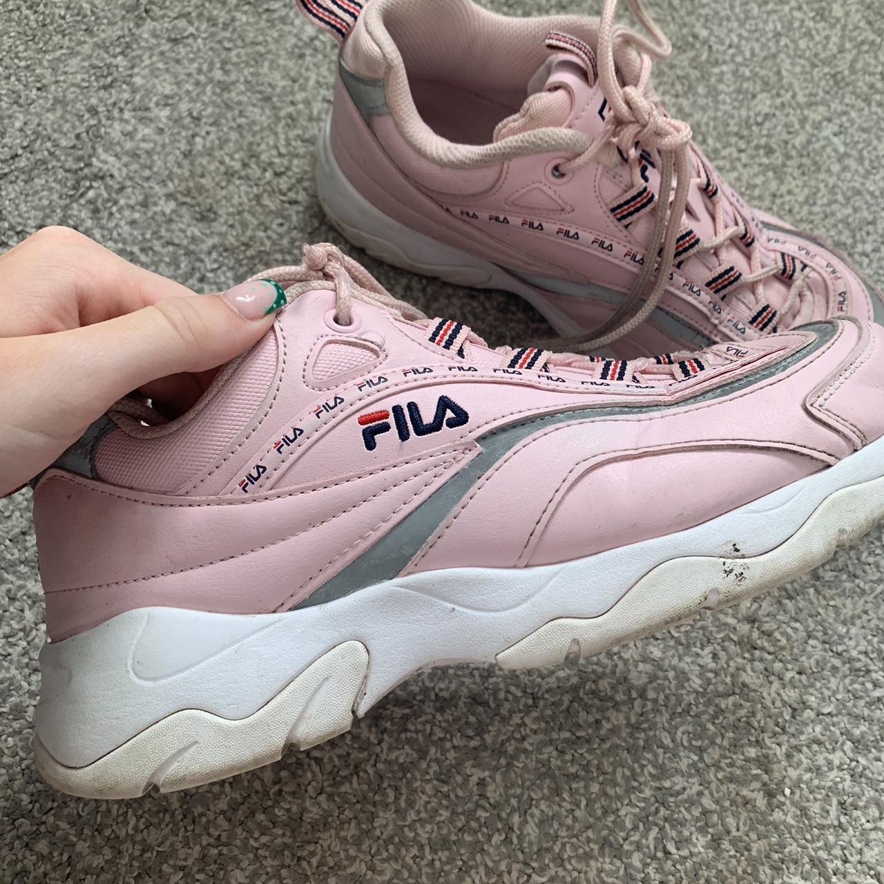 pink fila trainers jd
