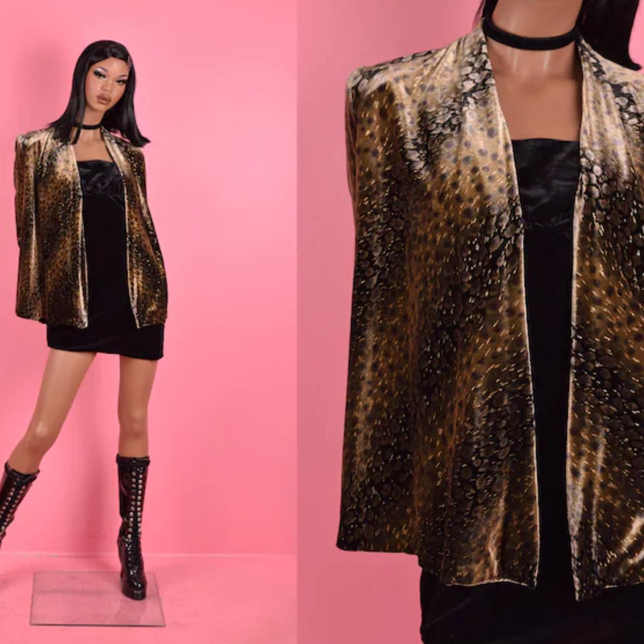 Women's Gold Cardigan Depop