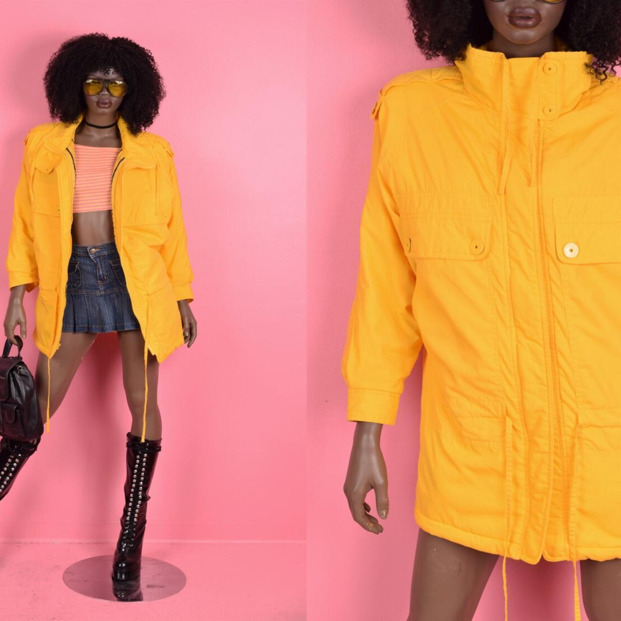 Puffy shop yellow jacket