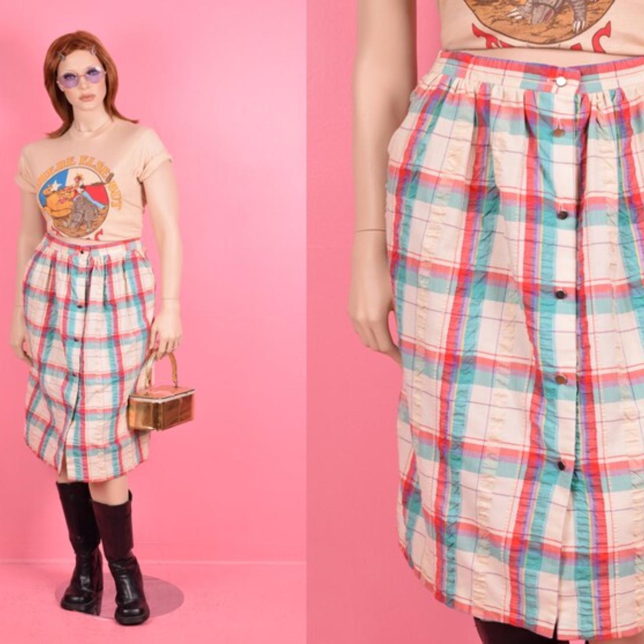 80s button down clearance skirt