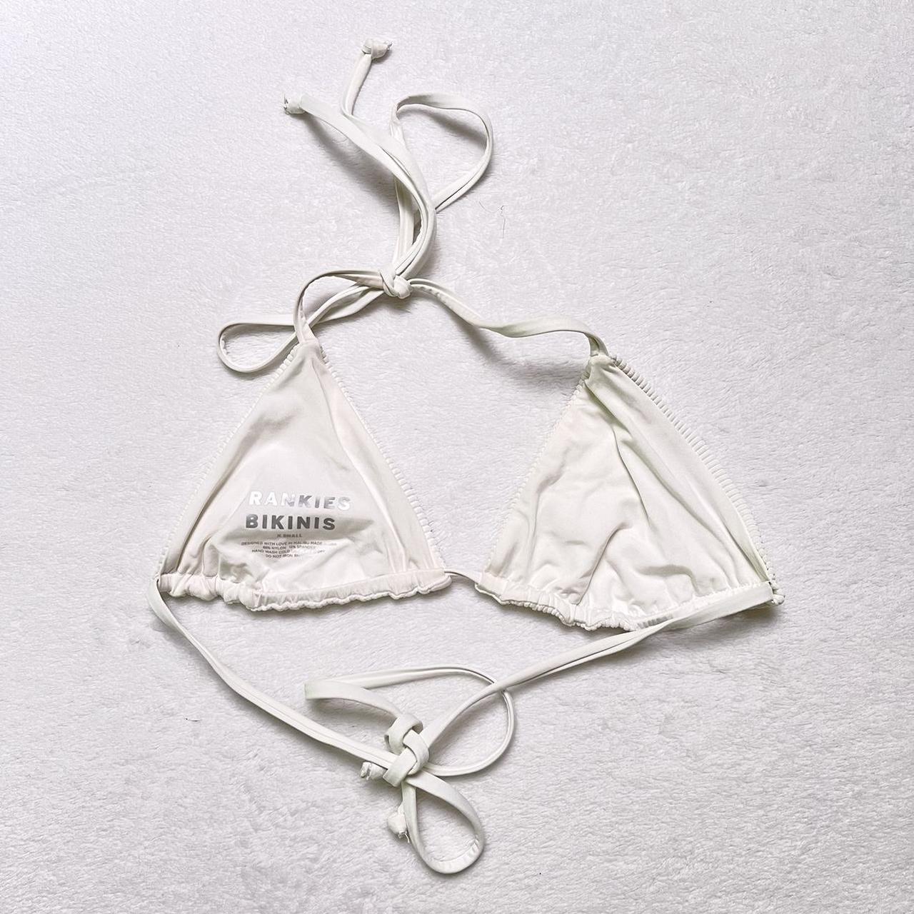 Frankies Bikinis Women's White Bikiniandtankinitops Depop